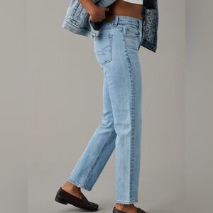 AE Super High-Rise Ankle Straight size 2